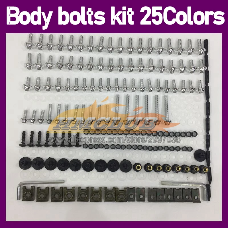 268PS Body Bolt Screw Nuts For KAWASAKI NINJA ZZR1400 1400 ZZR-1400 2012 2013 2014 2015 2016 2017 Fairing Bolts Full Screws Kit