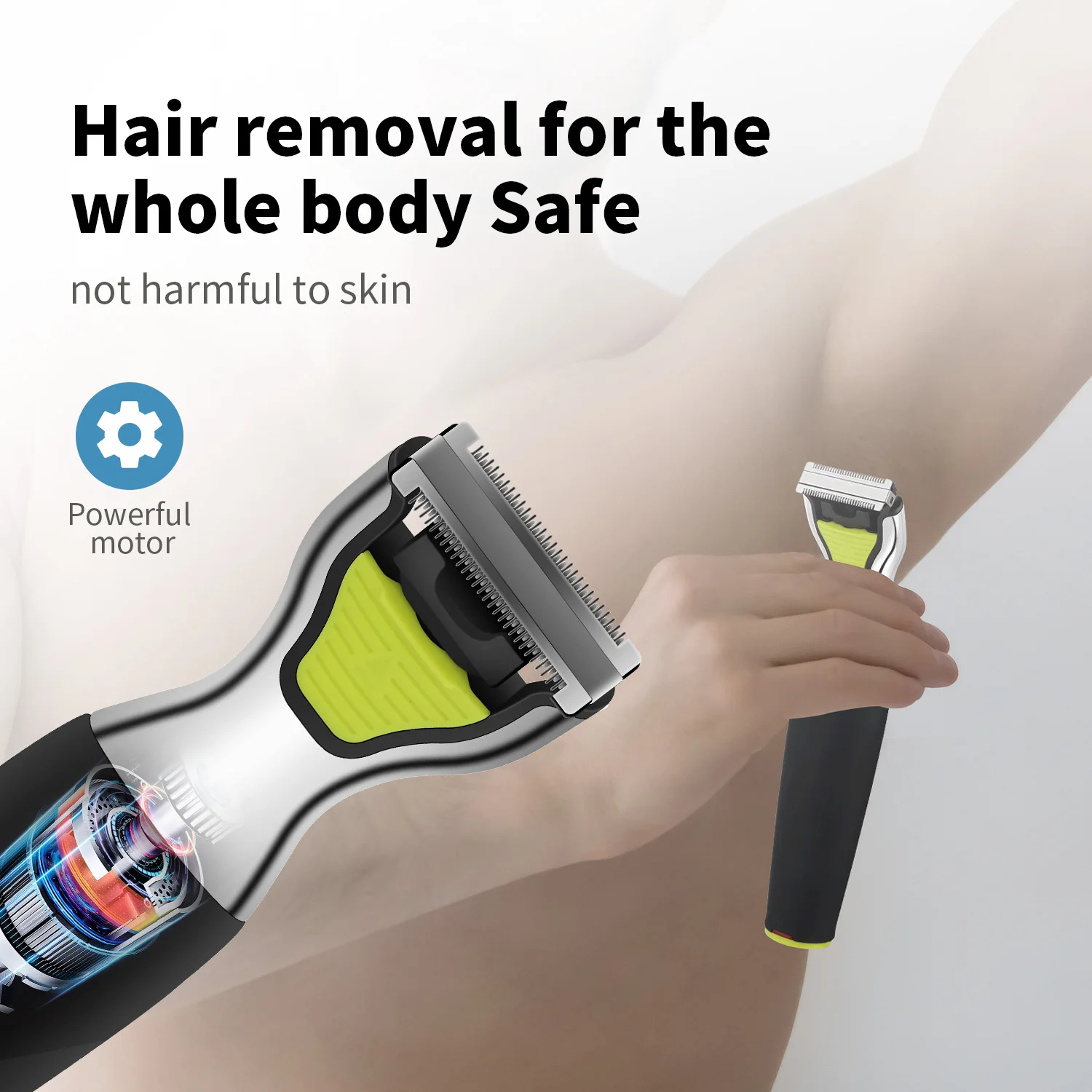 ماكينة قص الشعر الكهربائية للرجال من الأجهزة المنزلية، أداة تهذيب الوجه، منفذ شحن USB، تنظيف عميق، مريح ولطيف #6