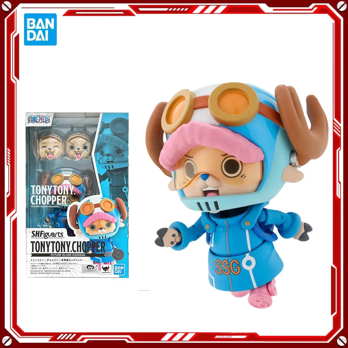 

Bandai натуральная цельная аниме-модель, наборы Chopper Future Island Egghead, игрушки SHF, сборная фигурка, модель, Рождественский подарок