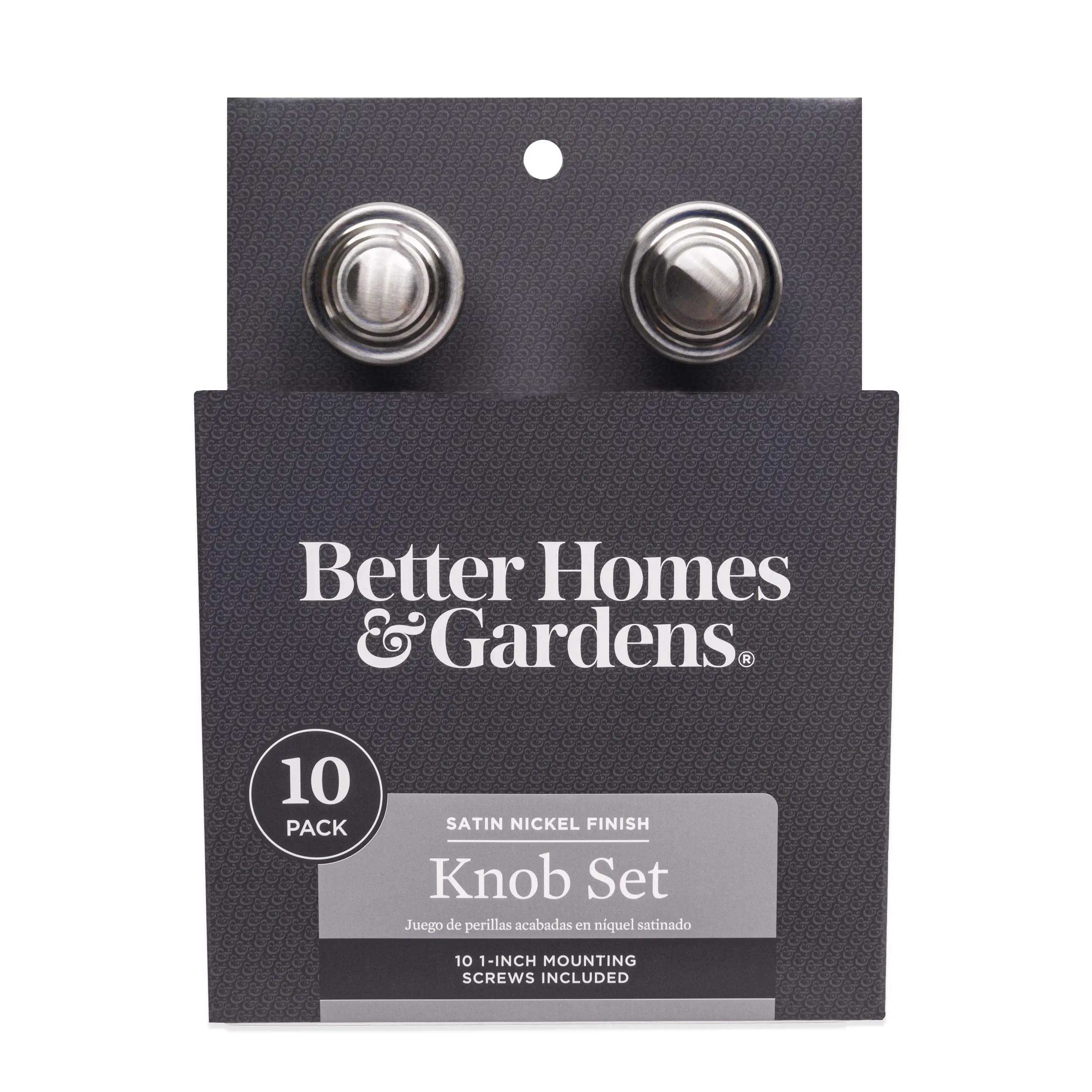 

1-5/16 (33mm) Turned Knob, Satin Nickel, 10 Pack