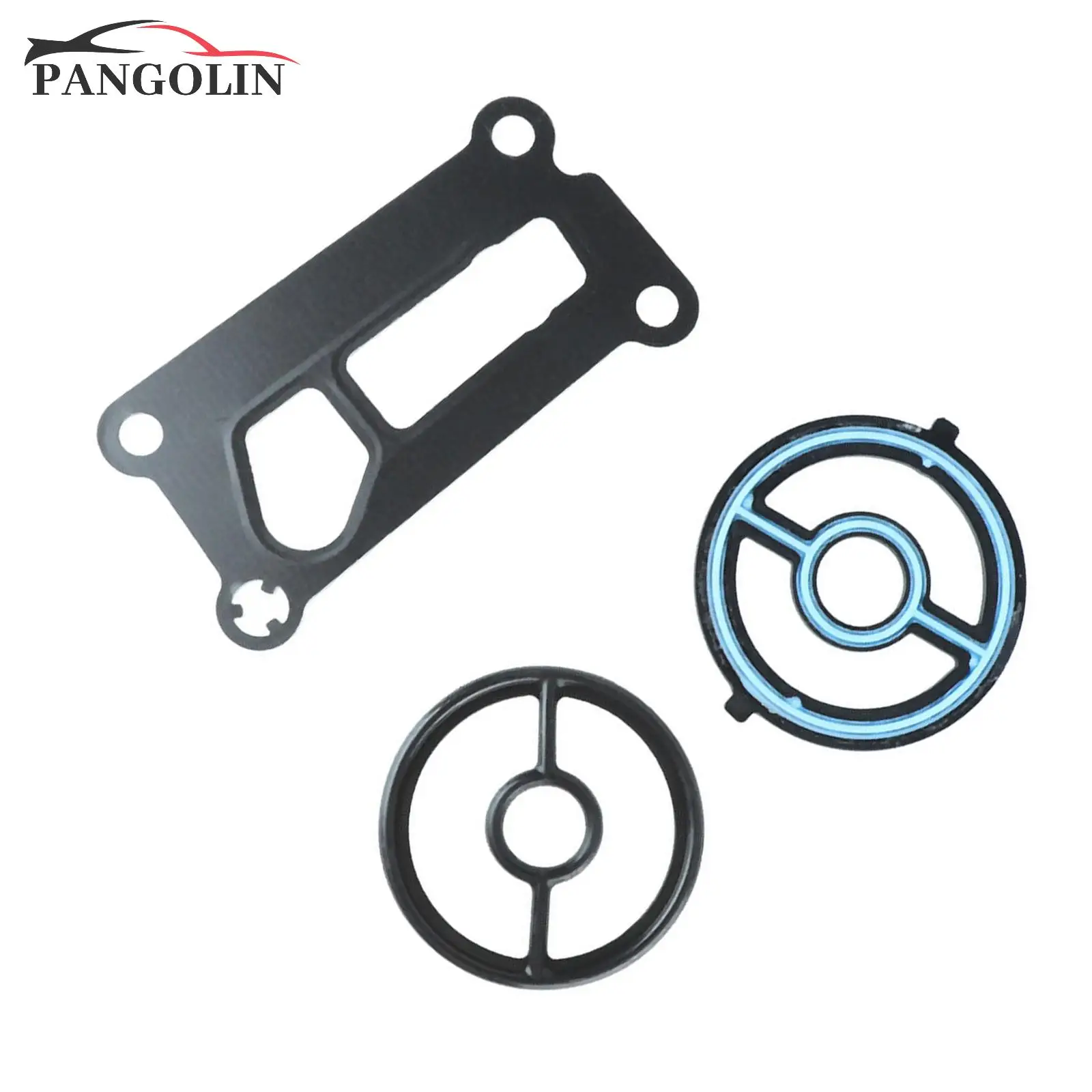 3pcs LF0214700, LF0214342 Engine Oil Cooler Gasket Set for MAZDA 3 5 6 CX‑7 Oil Cooler Seal