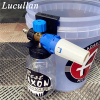 Lucullan Stainless Steel Foam Cannon Organizer  Special Hook Supports Sprayer Washer at The Edge of Bucket