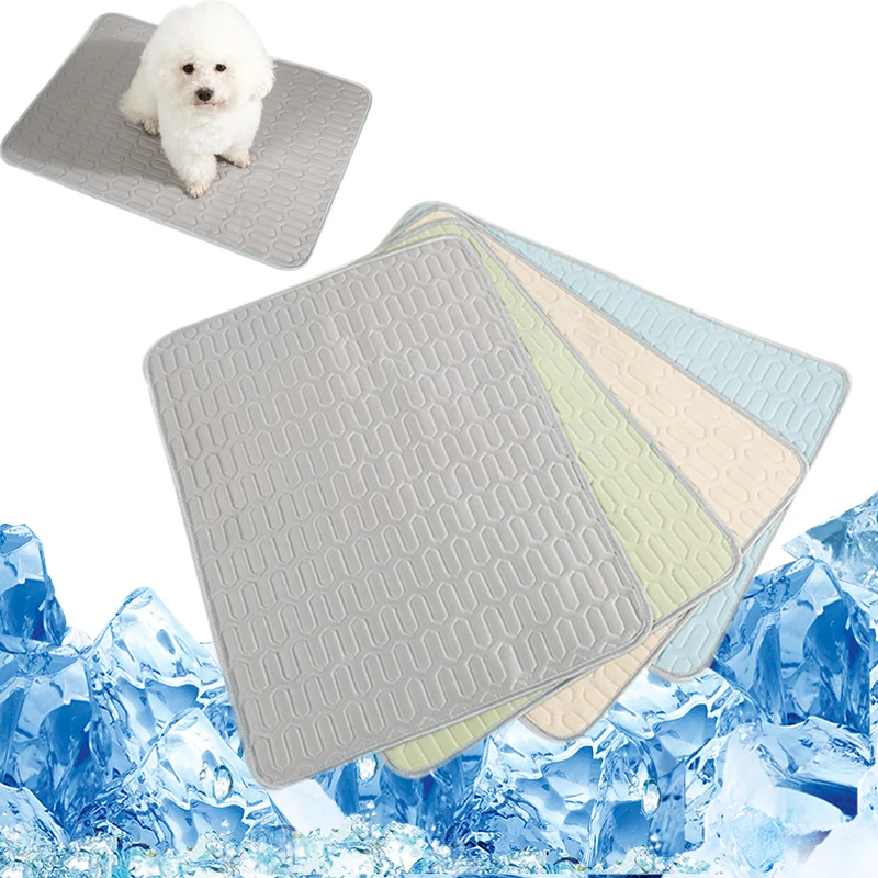

Summer Dog Cooling Mat Pet Cold Bed Extra Large for Small Big Dogs Pet Accessories Cat Durable Blanket Sofa Cat Ice Pad Blanket