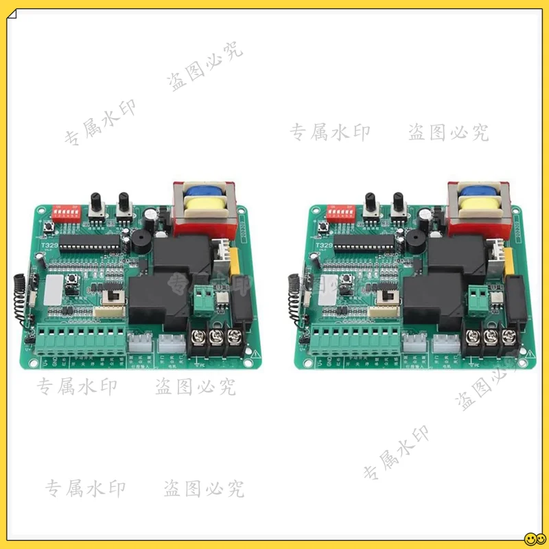 

2X Circuit Control Board,Automatic Door Opener Control Board,Main Electronic Control Board For Sliding Gate Motor 220V