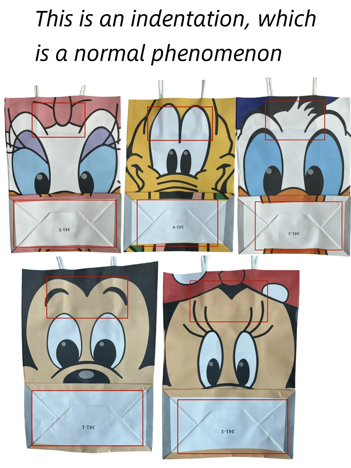 5/10/15 قطعة من أكياس هدايا حفلات ميكي وميني - أكياس هدايا ورقية متينة مع تصميمات شخصيات كرتونية #6