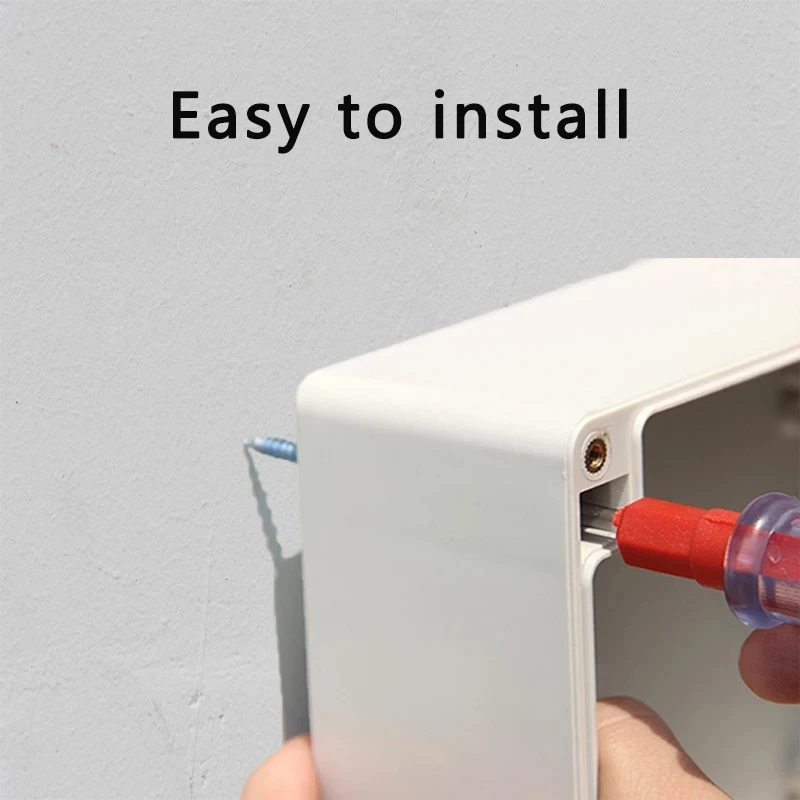 Outdoor IP66 Waterproof ABS Plastic Enclosure Box for Electric Instrument Projects Power Junction Distribution