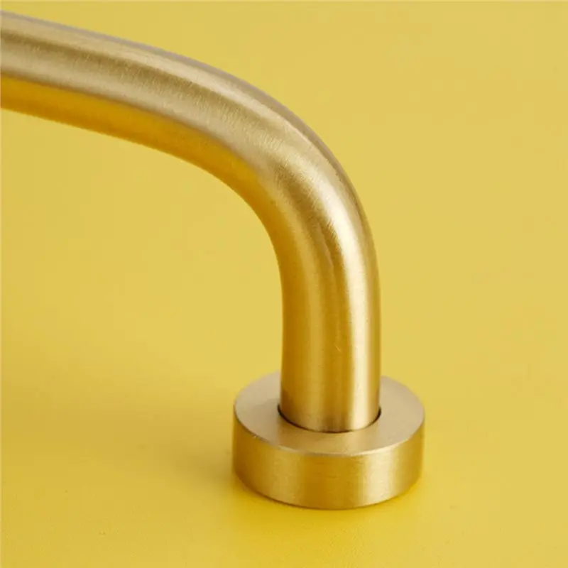 HOT Home Bath Hardware,Gold Finish, Bathroom Shower Grab Bar With Hidden Screws(400Mm)~Jul.
