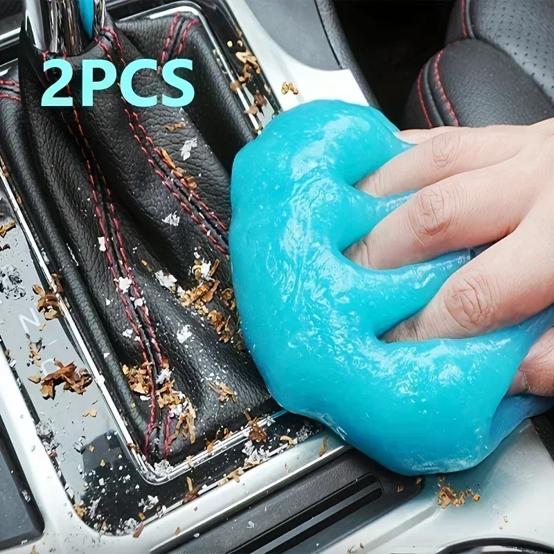 2 Pcs Car Cleaning Soft Rubber Upholstery Supplies Agent Cleaning Cleaning Talisman Home Dust Car Vacuum Dust Sticky Dust Mud