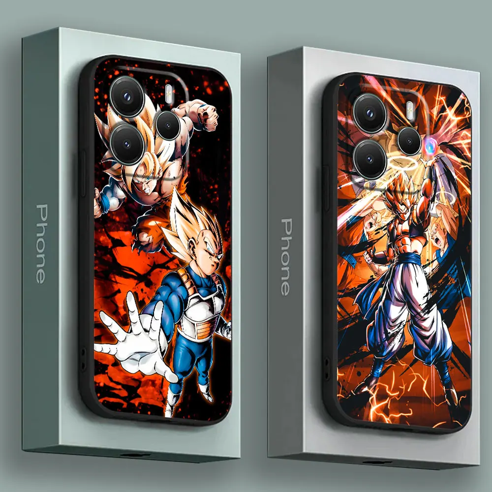 

DBZ Anime Goku Gogeta Vegeta Super Saiyans Case For Xiaomi Redmi Note 15 14 13 12 11 Pro Plus For Redmi 15C 15 14C 13C 12C Cover