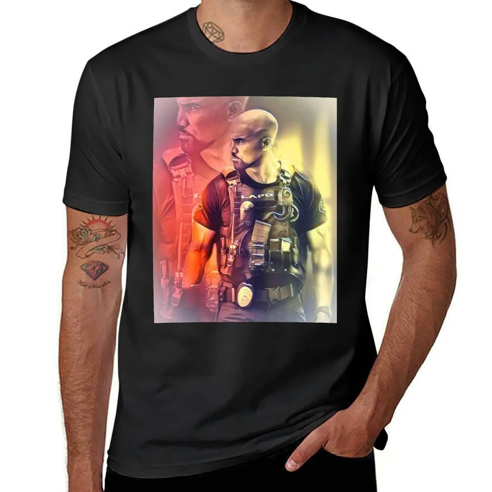 Shemar moore T-Shirt Blouse customs mens t shirt