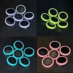 For Samsung Galaxy S25 24 23Ultra Plus Glossy Luminous Camera Protector Ceramic Lens Rings Tempered Glass Film Cap Sticker Cover