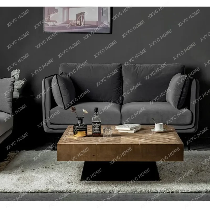 S Living Room  Personality Simple Modern Solid Wood  Coffee Table Retro Old Coffee Table  Country