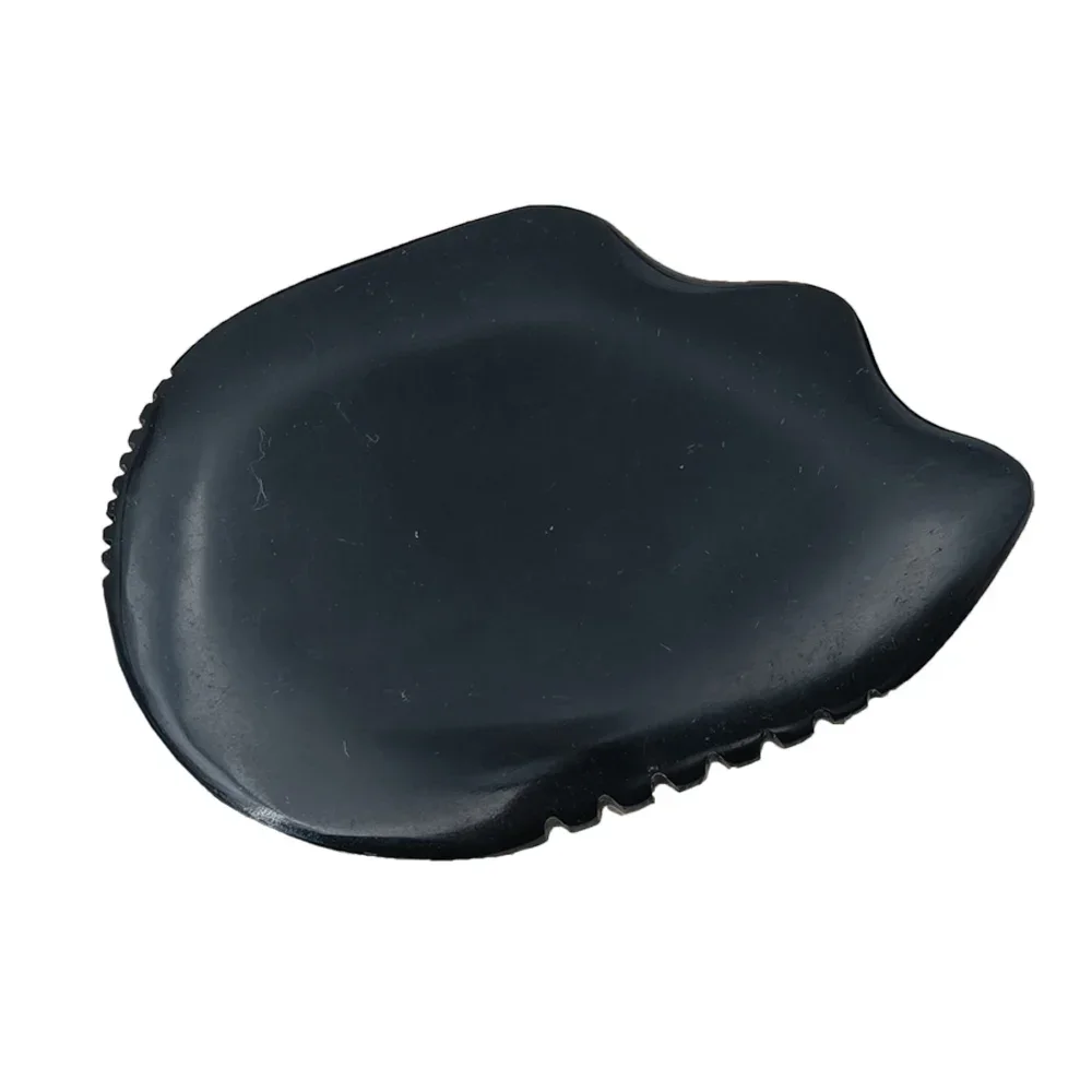 SPA Acupuncture Scraping Body Foot Back Face Neck Massager Beauty Guasha Board Black Bian Stone Gua Sha Massage Tools