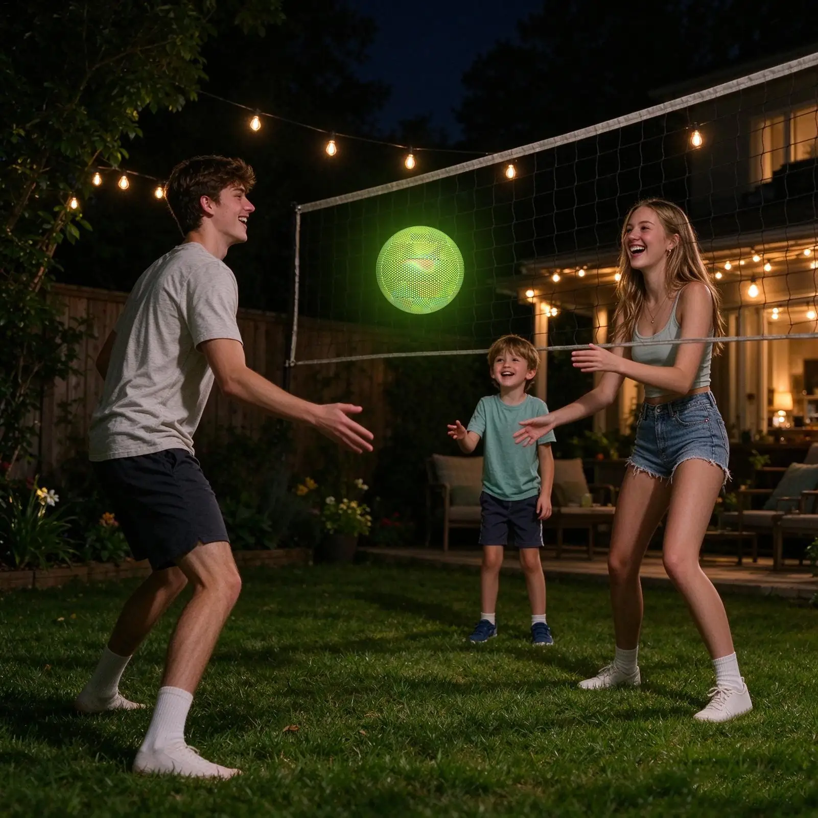 Volleyball Ball Glowing Waterproof Funny Interactive Training Game Multi-Player Outdoor Sand Beach Balls For Kids Adults Party