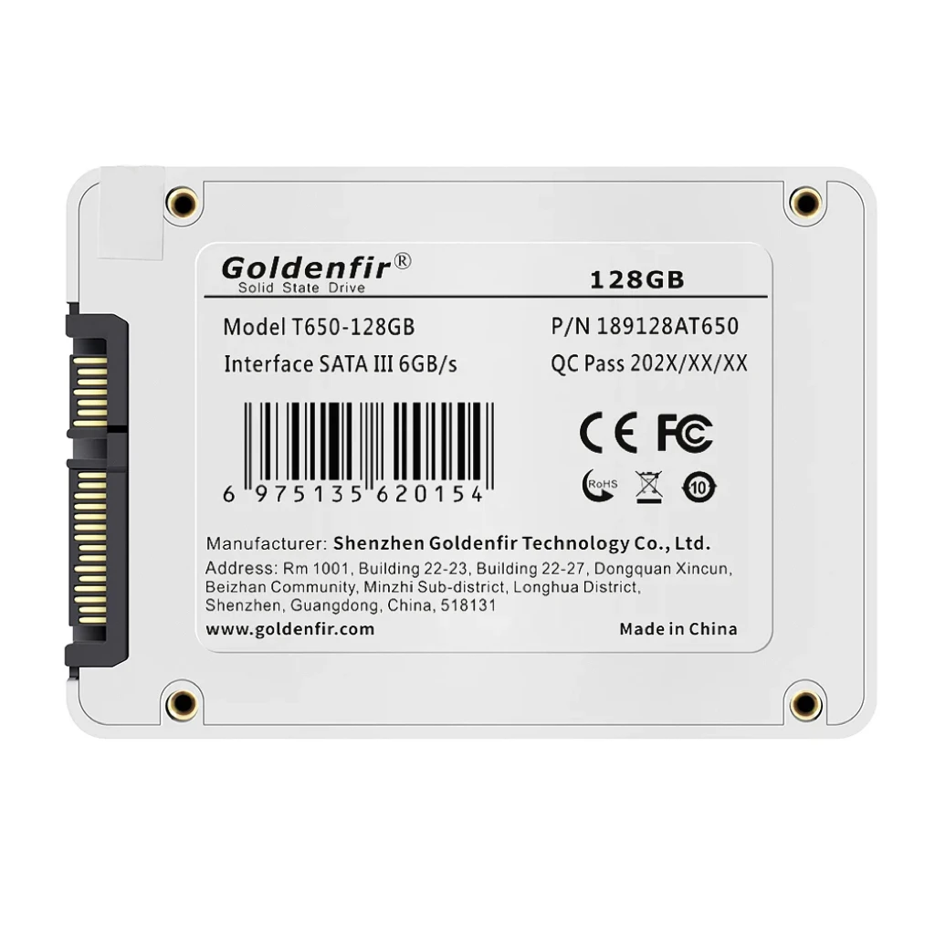 Goldenfir Hot Sale High Quality Solid State Drive128GB120GB256GB240GB 360GB480GB 512GB720GB 2.5 SSD 2TB 1TB for Laptop Desktop