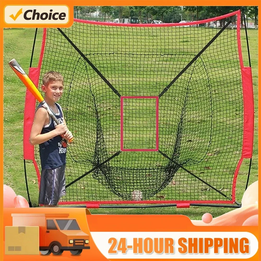 Baseball Practice Net Adjustable Baseball Softball Pitching Target Practice Accuracy Training Throwing for Baseball Softball Net