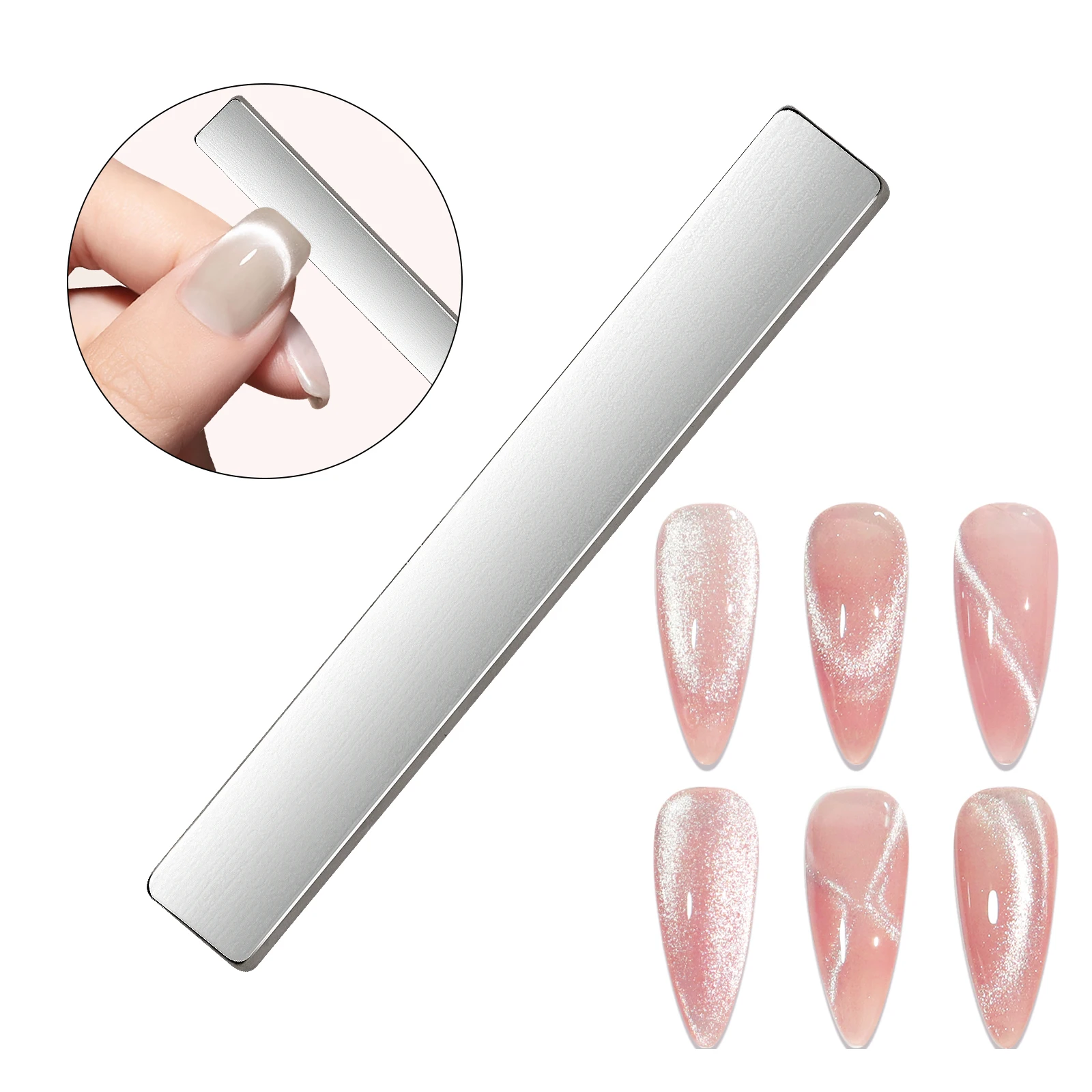 1/2 pièces Nail Art oeil de chat aimant pour ongles Art pour oeil de chat Gel vernis à ongles aimant conceptions outil magnétique Nail Art aimants outil