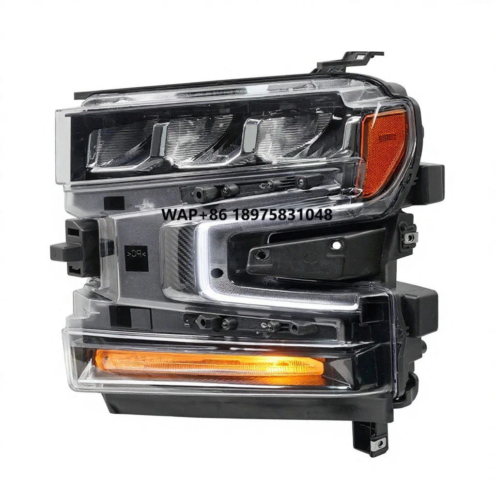 

Silverado 2016-2018 Headlight High Headlight Light Emitting Diode DRL Modified Assembly Turn Signal