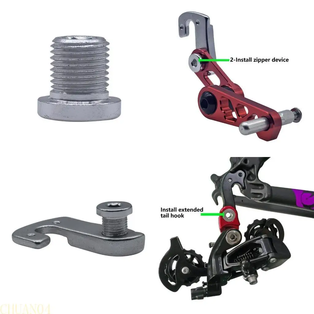 

A1A2 10 мм велосипедный велосипед задний переключатель вешалка болт -сплавы алюминиевые сплавы