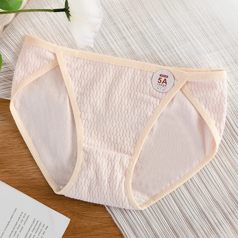 Sexy Underwear Women Cotton Lingerie Underpants Lady Panty Briefs Female 5A Antibacterial Fabric Antimicrobial Solid Color