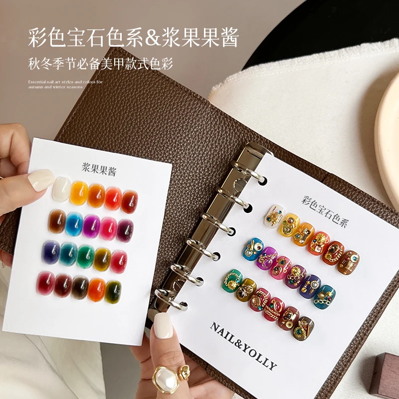 ネイル＆ヨリー 18色 3Dペイント ソリッドジェル グリッター UVジェルポリッシュパレット ネイルクリーム アート セミパーマネント ソークオフジェル トップコート/ベースコート