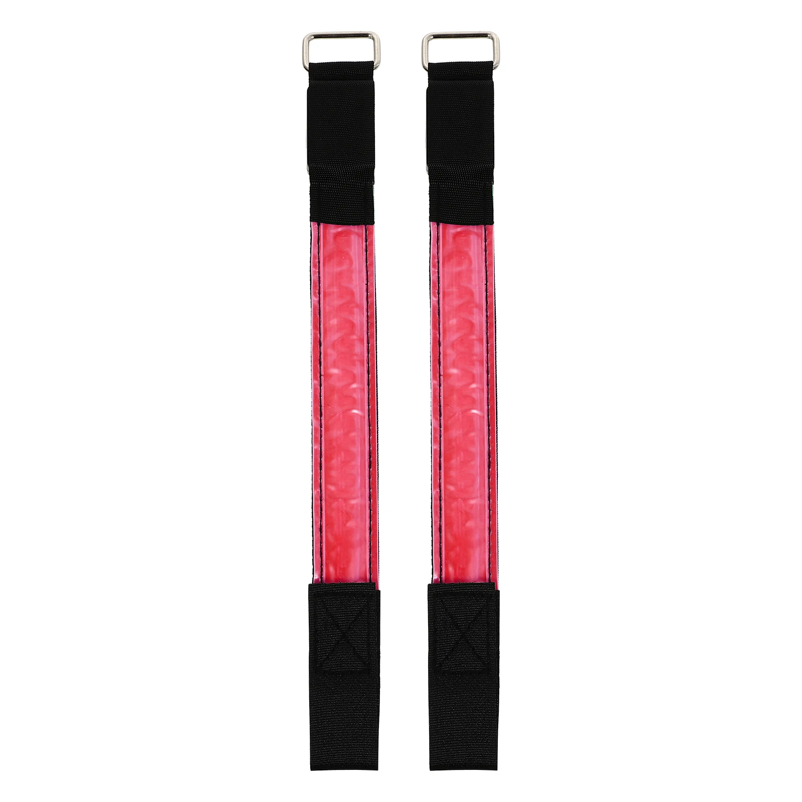 Correa de seguridad para brazo reflectante LED, brazalete para correr de noche, pulsera de seguridad de nailon ligero, accesorio para correr al aire libre, 2 uds.
