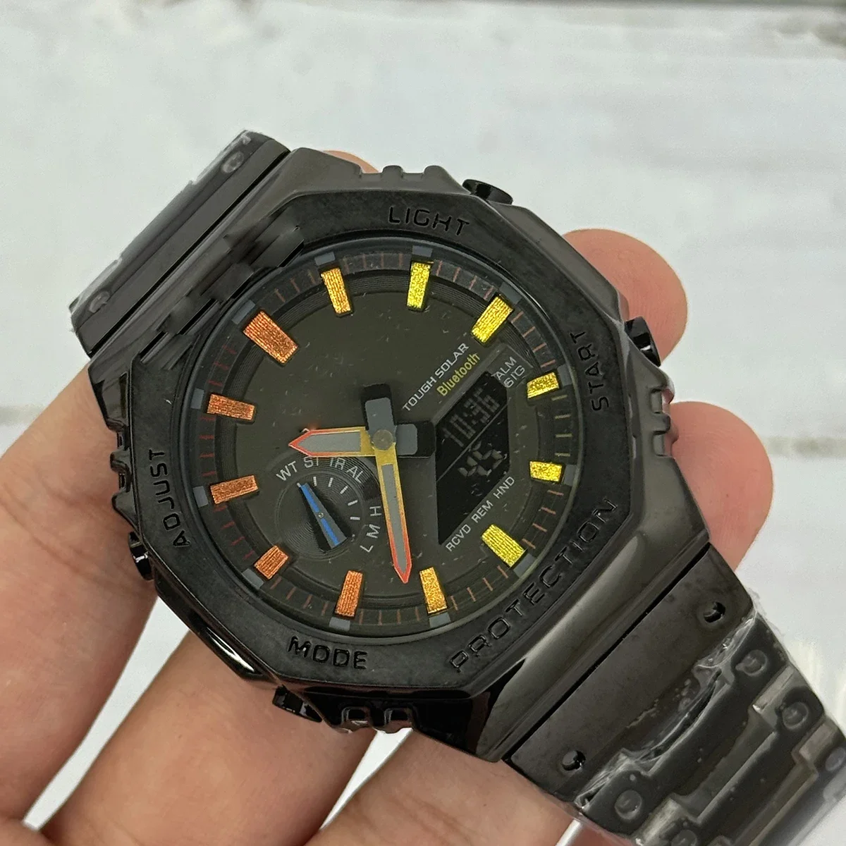 GM-2100 New original G-SHOCK series dual display trend waterproof sport watch men brand watch anniversary