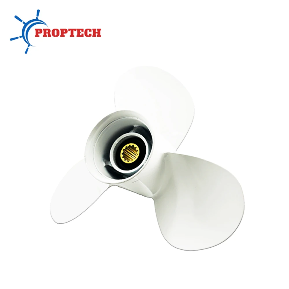 Outboard Propeller For Yamaha 25hp 30hp 40hp 48hp 50hp 60hp 11 5/8x11 Aluminum Alloy Screw Motor Engine 3 Blade 13 Spline Tooth