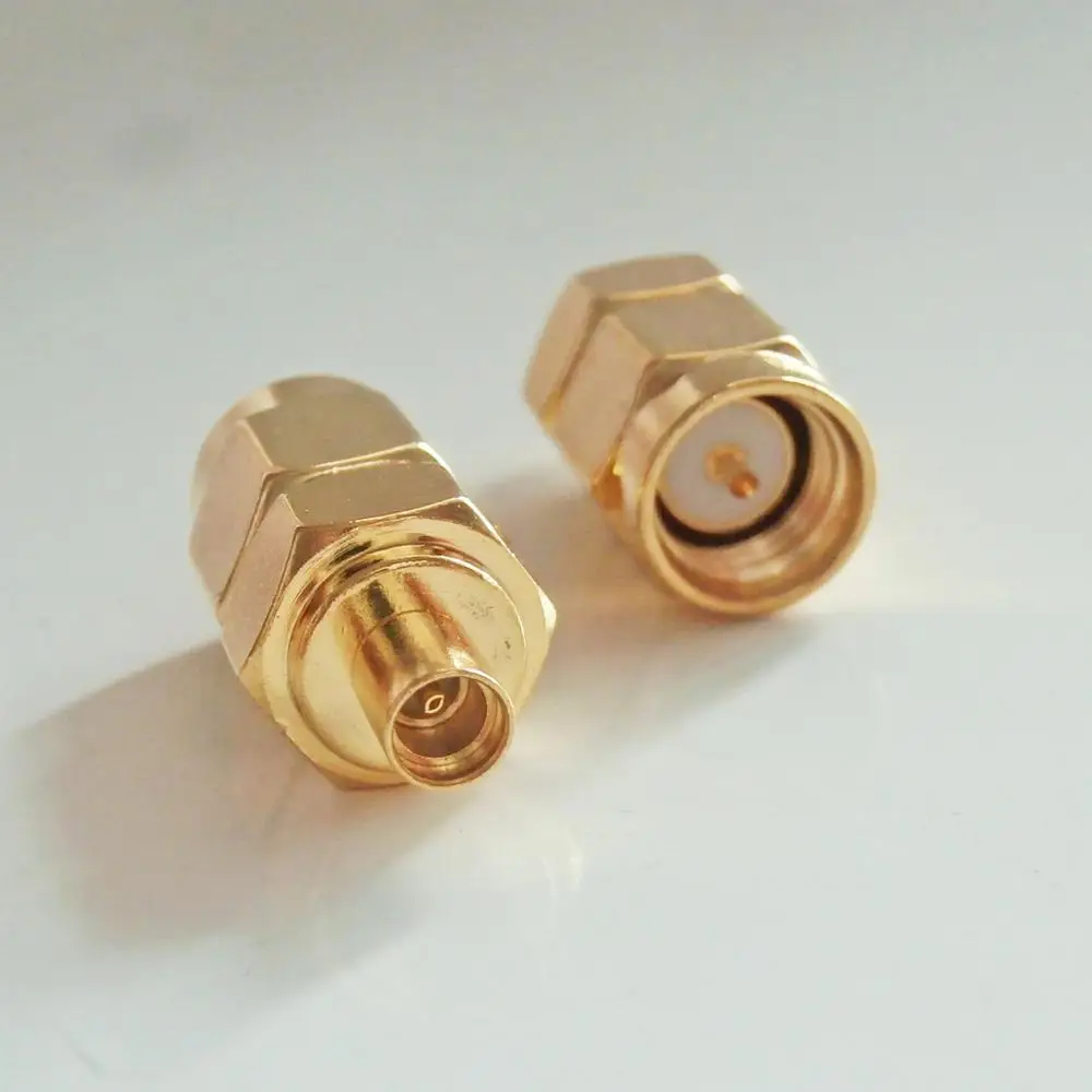 

MMCX To SMA Connector Socket MMCX Female To SMA Male Plug MMCX - SMA GOLD Plated Straight Coaxial Coax RF Adapters