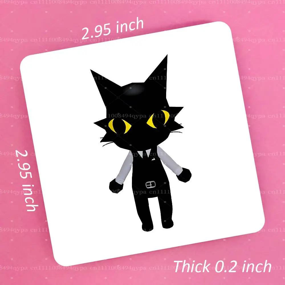 A-Animal Hospital Secret Agent Square Fridge Magnet Magnetic Sticker Decorative for Refrigerator Home Kitchen Souvenir Gift