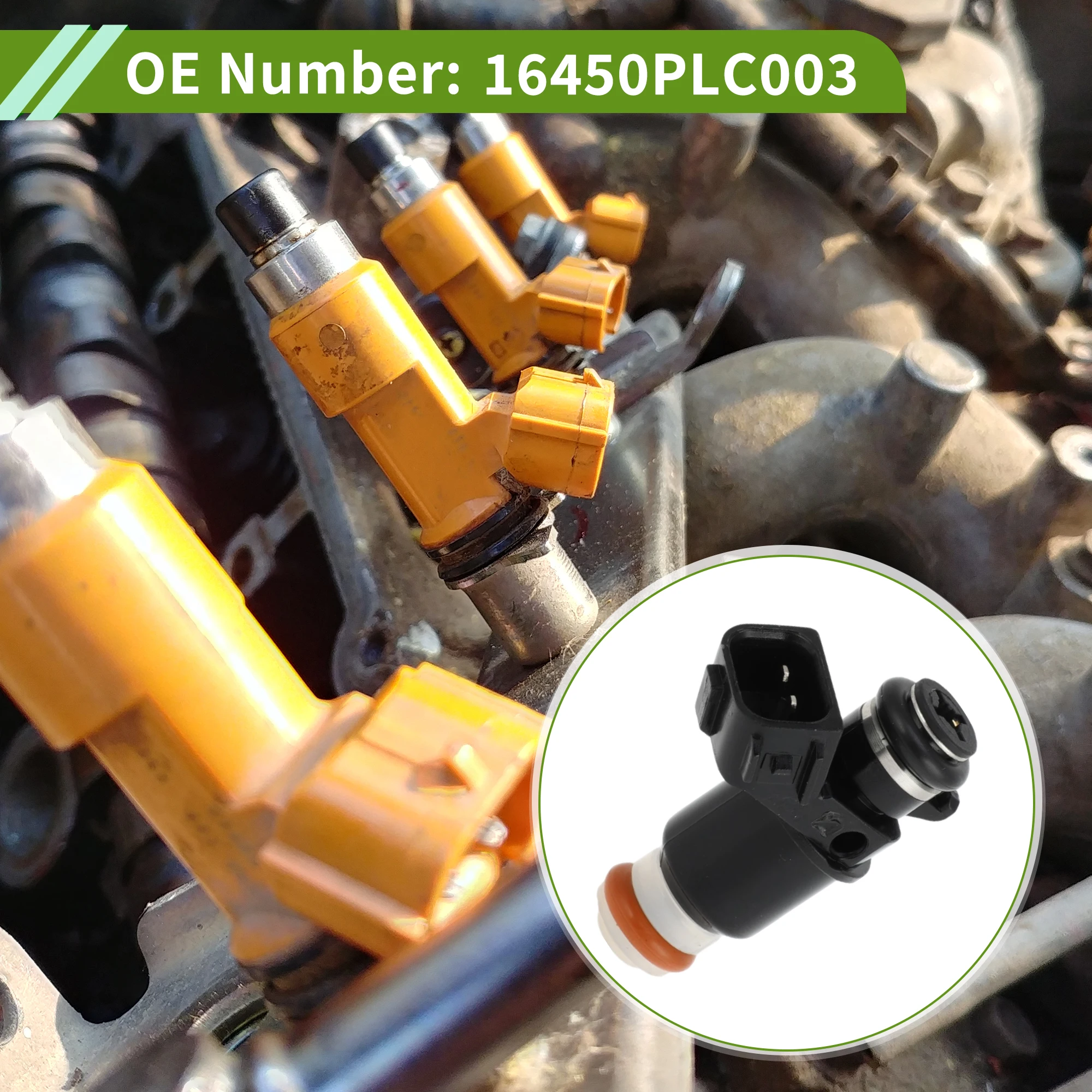 

Топливная форсунка UXCELL No 16450PLC003 для Honda Civic Si 2.0 02-05, 1 шт., черный