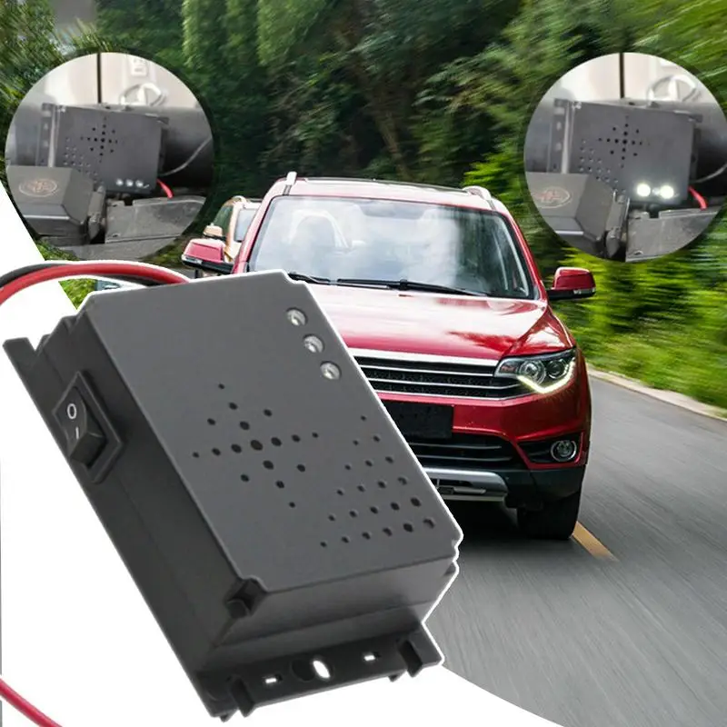 RV Mice Repeller For Car Engines Ultrasonic Repeller With Intelligent Sensing Led Light Heat Resistant Squirrel Repeller