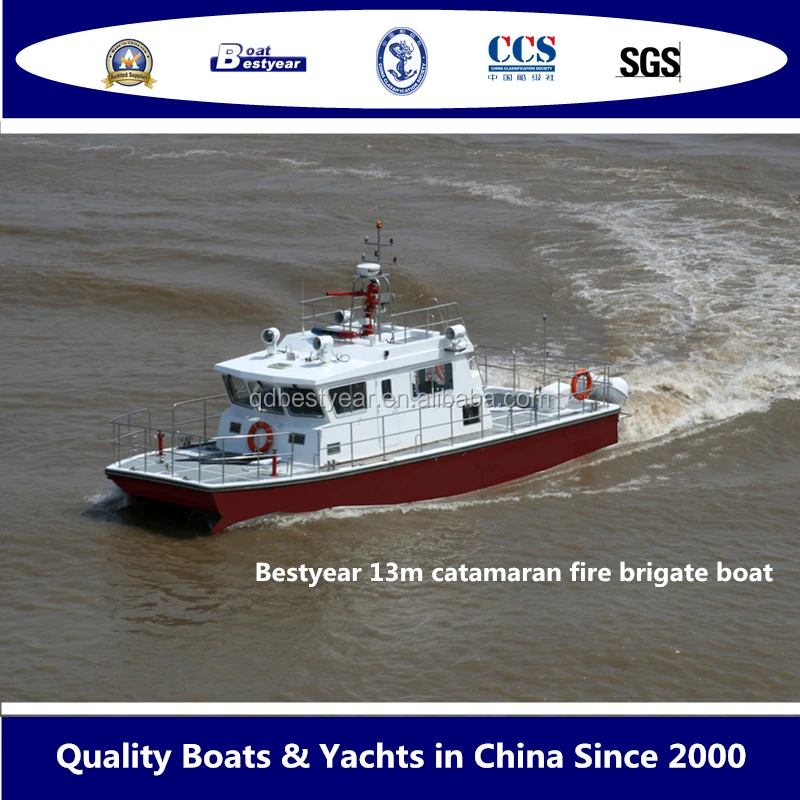 Bestyear 13m Catamaran Fire Brigate Boat
