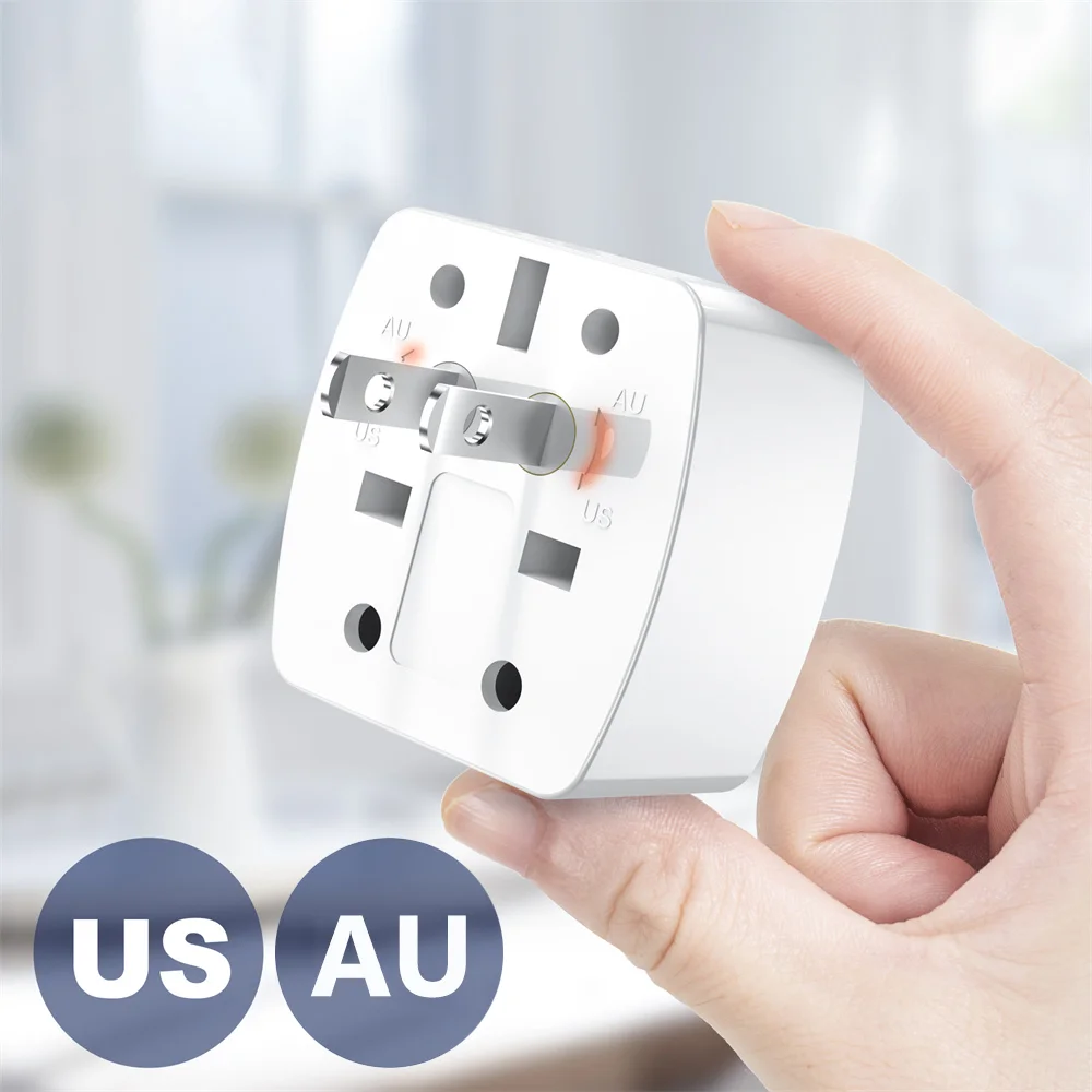 LDNIO Travel Adapter EU US AU UK Plug Universal Socket All in One AC Power Outlet Converter Eu To Usa Plug Adapter