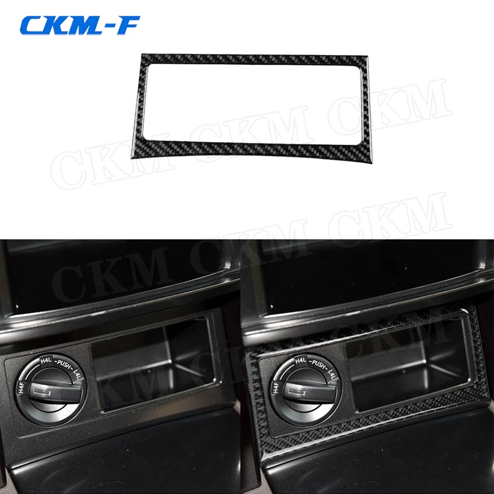 

Carbon Fiber Car Four-Wheel Drive Switch Panel Trim Frame Cover Sticker For Toyota Land Cruiser Prado 2010-2018