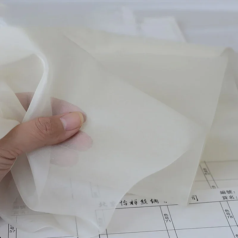 

Silk Organza Fabric Wedding Dress Children's Clothing Shirt Umbrella Skirt Haute Couture Fabric Lined With Handmade Diy Material