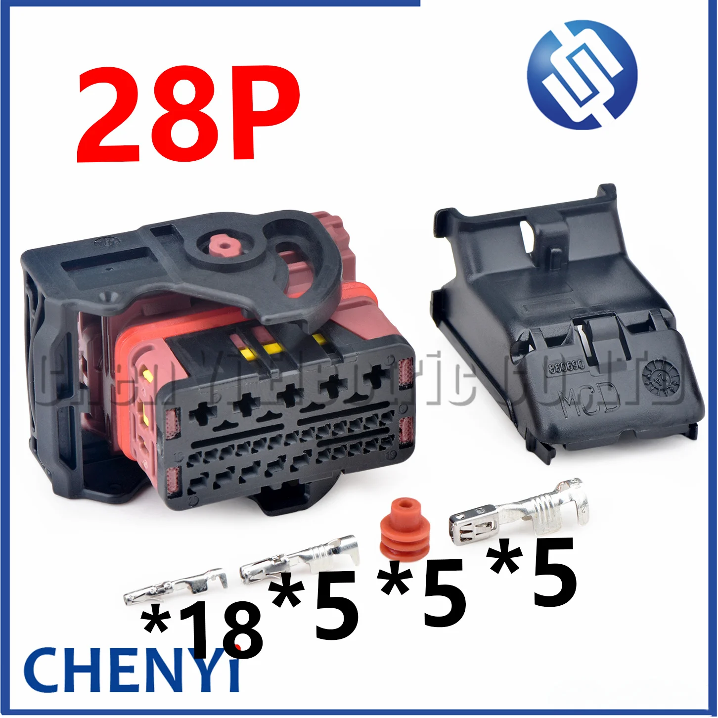 28 Pin Automotive connector Engine computer board ECU Wire harness plug 643183011 64318-3011 64318-1011 For PEUGEOT CITROEN