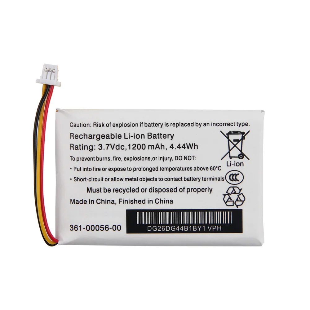 1200mAh High Quality Replacement Battery 361-00056-00 For Garmin Nuvi 30 50 50LM 55LM GPS Rechargeable Batteries 361-00056-01