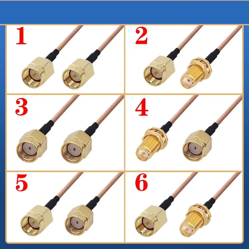 Кабель-переходник-sma-«папа»-к-«мама»-sma-rf-Радиочастотный-удлинитель-угловой-антенны-sma-rg316