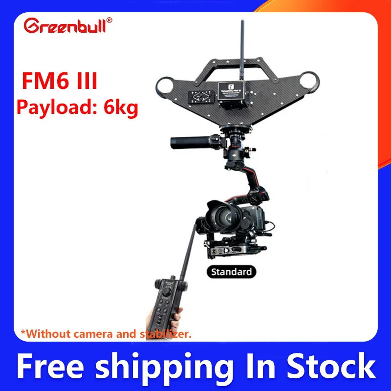 Greenbull FlyingKitty FM6 III Cablecam 6kg Payload Camera Accessories Support DJI RS2/RS3 PRO