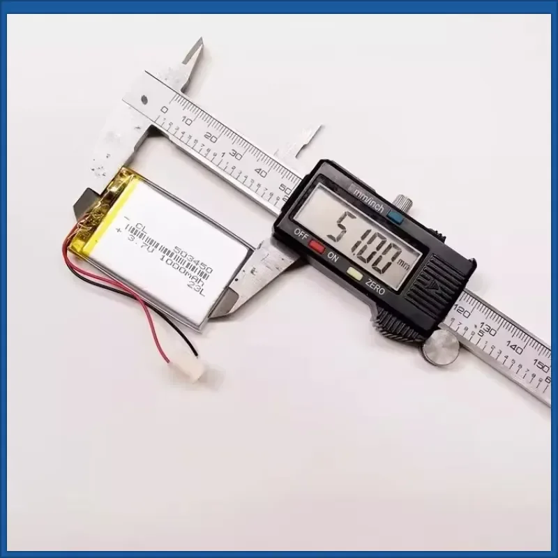 Upgrade 2PCS 523450 1000mAh 3.7V Li-Polymer Battery for MP3 MP4 GPS Bluetooth Speaker Smart Phone LED Lamp Rechargeable