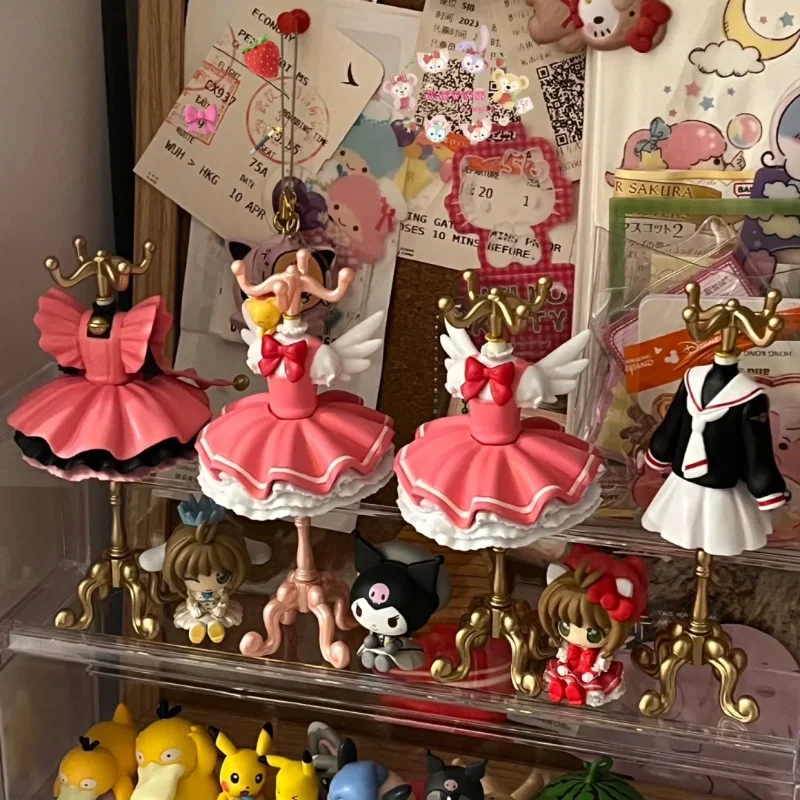 Оригинальная вешалка для одежды Bandai Cardcaptor Sakura, стильная серия4, слепая коробка, аниме-модель, гашапон, игрушки, загадочная коробка, подарок для фанатов для девочек