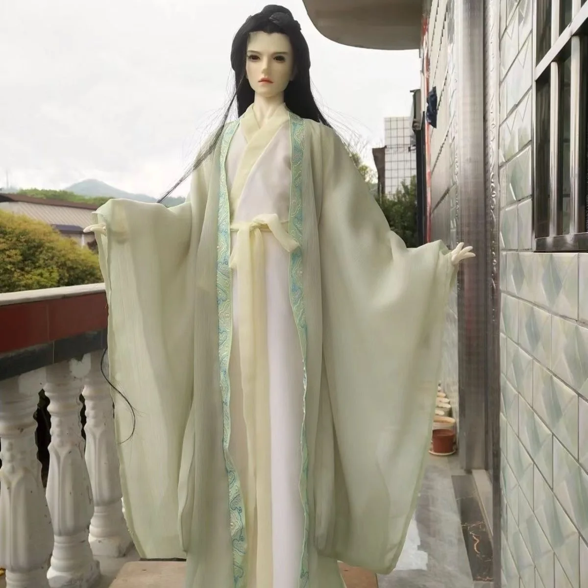 Clothes for doll 60cm fresh and light style clothing customized uncle doll dress 1/3 1/4 BJD doll clothing free shipping