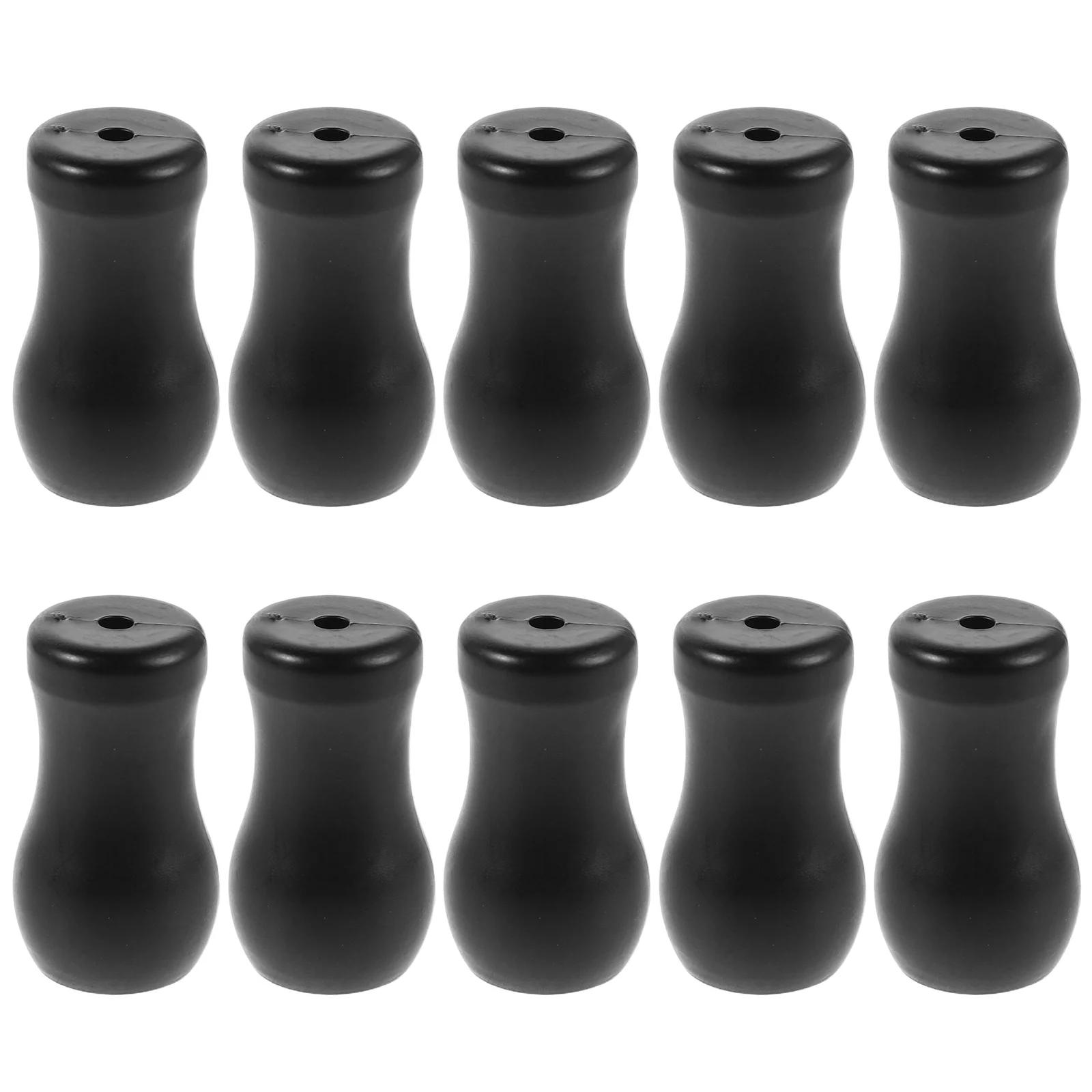 

10Pcs Window Blind Cord Knobs Replacement Plastic Pull Cord Ends Black Tassel Rope Knobs Drops for Curtain Shades Blinds