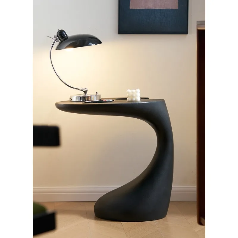 

*w for Nordic Creative Small Sofa Side Table，Minimalist Modern Corner Table，Living Room Irregular Coffee Table for Home Decor*