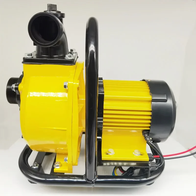 New product brushless DC 2 inch 24v 350W MPPT solar self-priming centrifugal sewage pump custom logo