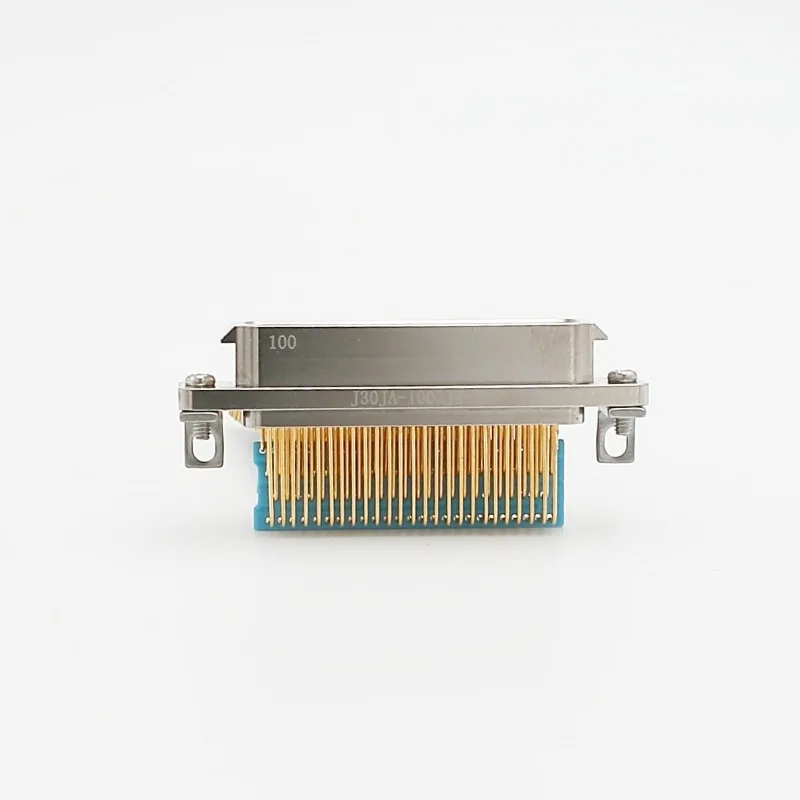 J30J series J30J-100ZJW-J 100-core rectangular electrical connector high-density 100-core curved needle printed board