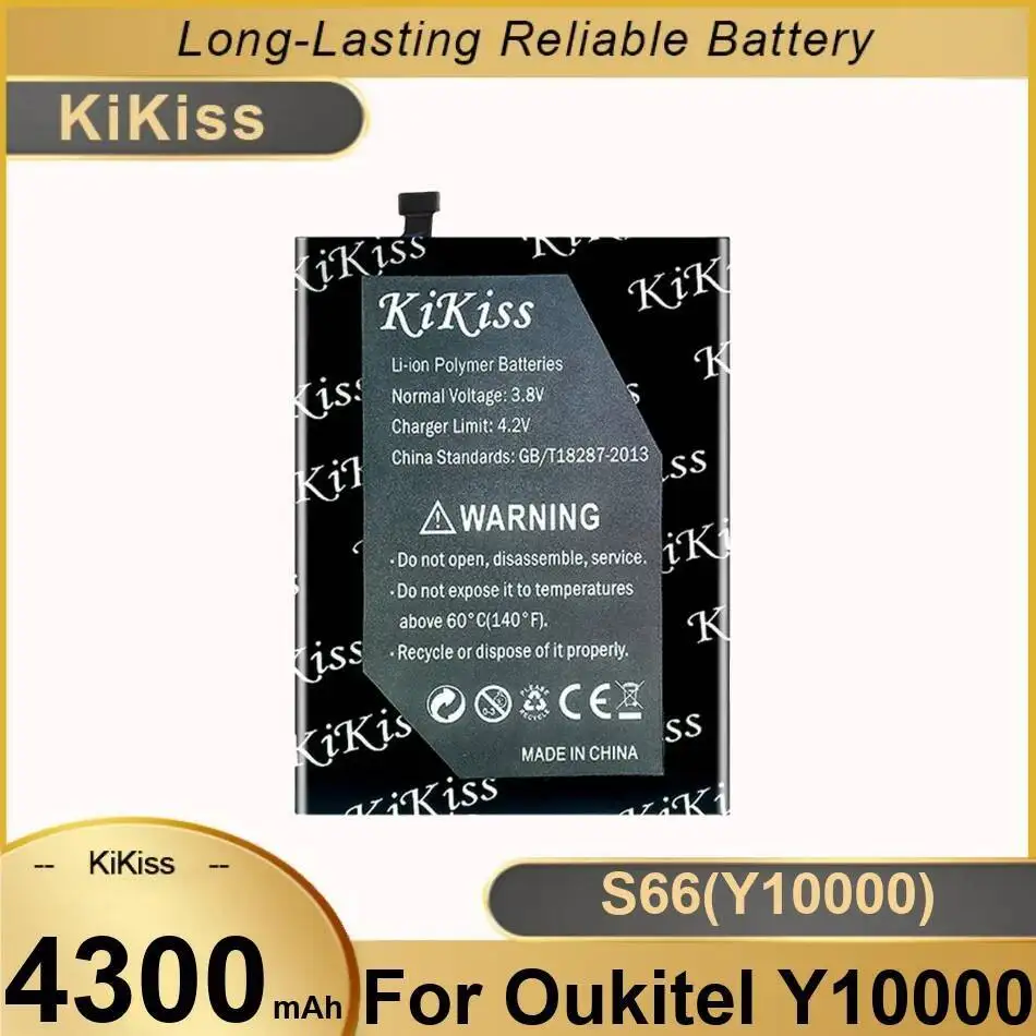

Mobile Phone Battery High-Efficiency High Capacity 4300Mah For Oukitel Y10000 S66