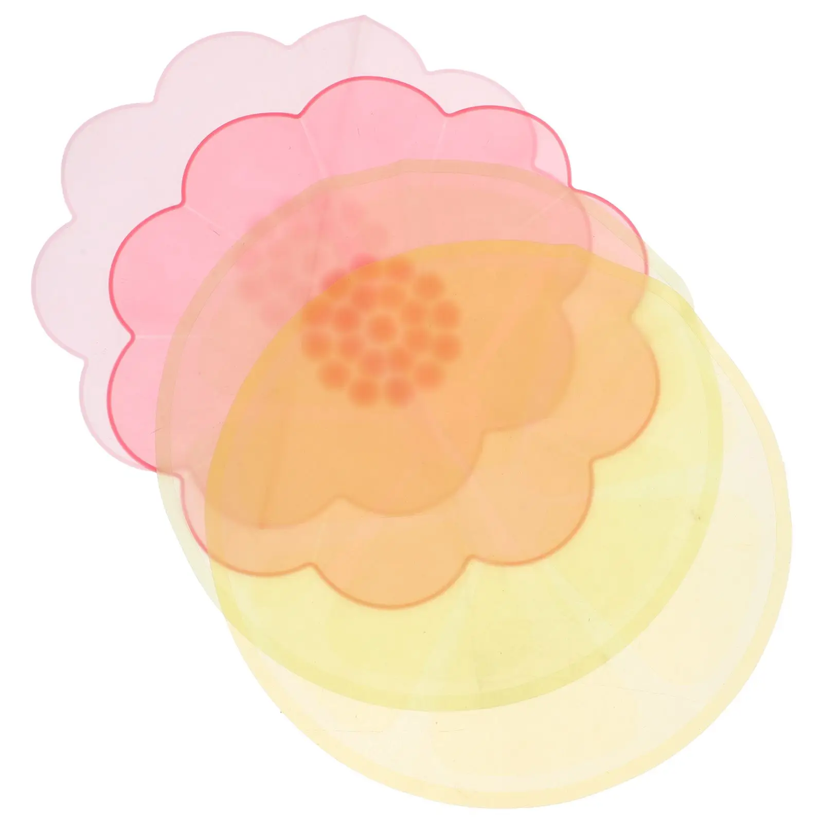 

4 Pcs Silicone Stretch Lids Reusable Bowl Covers Sealing Wrap Airtight Food Microwave Safe Heat Resistant Kitchen Accessories