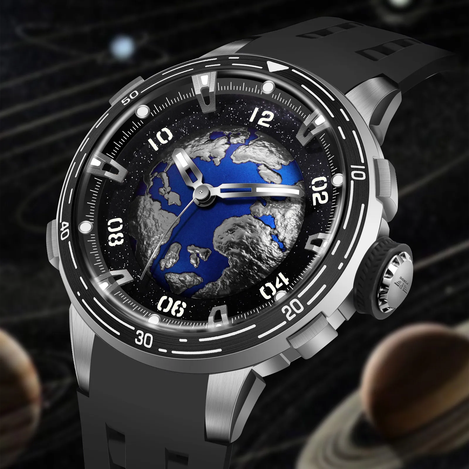 2026 PIDNU Markendesign Neue Star-Serie Mechanische Uhr Herren Japan 8215 Uhrwerk Herrenuhr Wasserdichte Automatische Luxusuhr – Detail 21